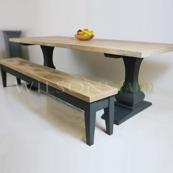 Handmade plank top tables 