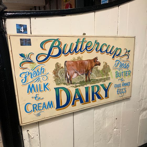 Buttermilk dairy sign 