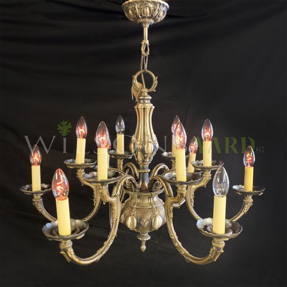 Splendid vintage Art Nouveau chandelier