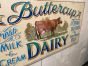 Buttermilk dairy sign 