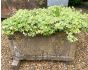 Nicely aged square gritstone trough