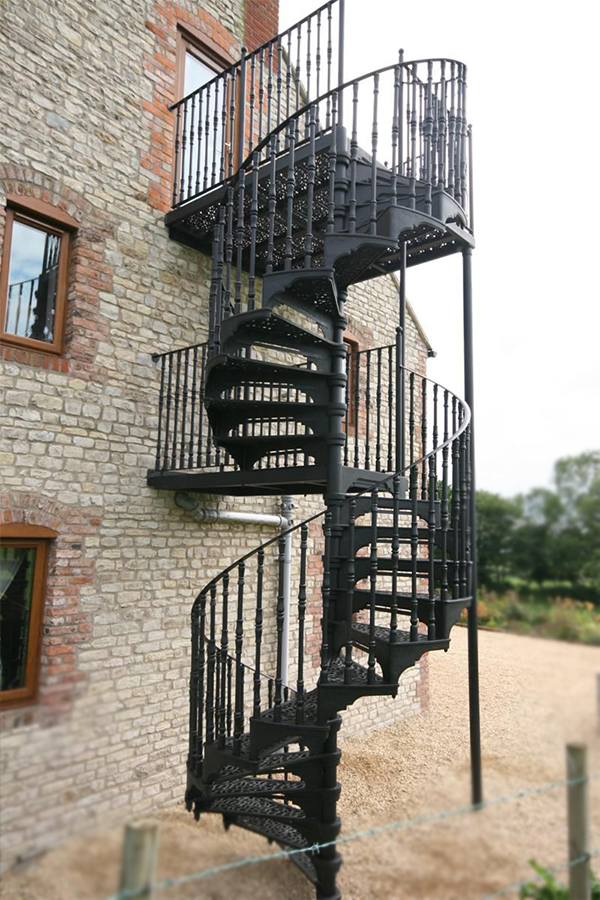 Spiral Staircases | Cast Iron Metal Spiral Staircases | Wilsons Yard